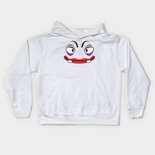 Weird monster face Kids Hoodie